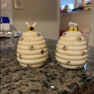 Bumblebee Salt N Pepper Shakers